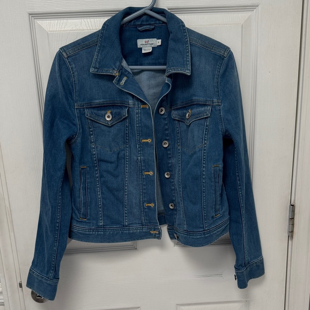 VINEYARD VINES Dark Blue Jean Jacket